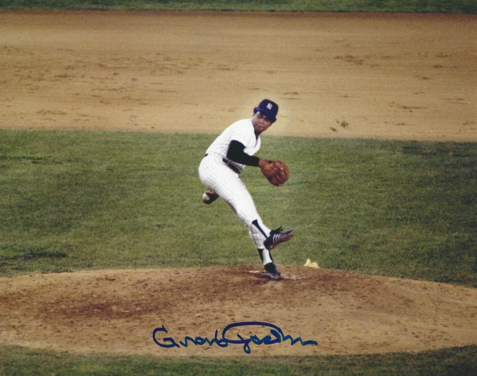 Signed 8x10 GRANT JACKSON New York Yankees Autographed photo - COA - Image 1 of 1