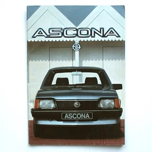 Vintage ASCONA OPEL Car Brochure Pamphlet with Fold Out Pages 1980's B16 - Picture 1 of 4