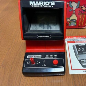 VINTAGE Nintendo Game and & Watch Mario's Cement factory TableTop 1983 Working 