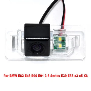 Car Rear View Reverse Backup Camera for BMW 1/3/5/6/7 E46 E38 E39 E90 E91 X5 X6 - Picture 1 of 10
