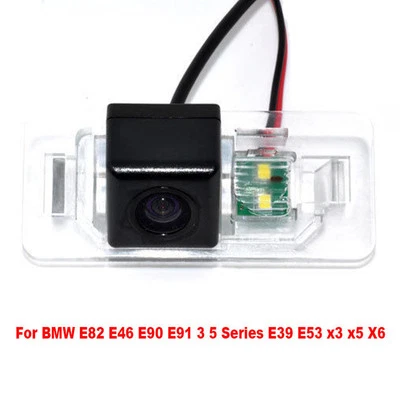 Car Rear View Reverse Backup Camera for BMW 1/3/5/6/7 E46 E38 E39 E90 E91 X5 X6 - Image 1 of 4