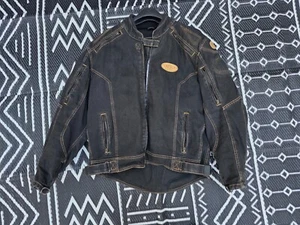CORTECH DSX Denim Jacket Men’s Sz XL 46 Rider Motorcycle Lined Pads BLACK EUC - Bild 1 von 15