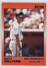 1990 Star Matt Williams Matt Williams Career Info 1 #5