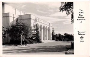 Postcard RPPC Claremont California CA   MABLE SHAW BRIDGES AUDITORIUM 1952 PC3 - Picture 1 of 2