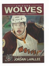 2008-09 Chicago Wolves Jordan LaVallee-Smotherman 
