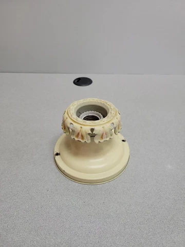 Vintage Metal Flush Mount Ceiling Light Fixture Cover