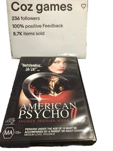 AMERICAN PSYCHO 2 Mila Kunis EROTIC GORE THRILLER Australian Release - Picture 1 of 4