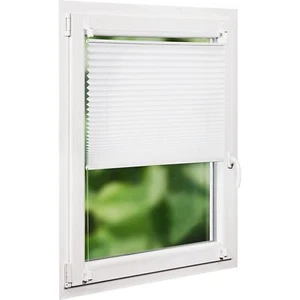 Plissee Easy Fix Klemm Faltrollo blickdicht Fenster Rollo ohne Bohren 60x130 cm - Bild 1 von 3