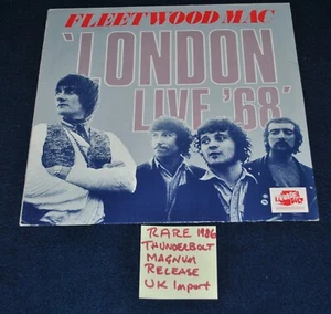 Fleetwood Mac~London Live '68'~Rare UK Import (EX/NM) 1986 Thunderbolt Magnum LP - Picture 1 of 11