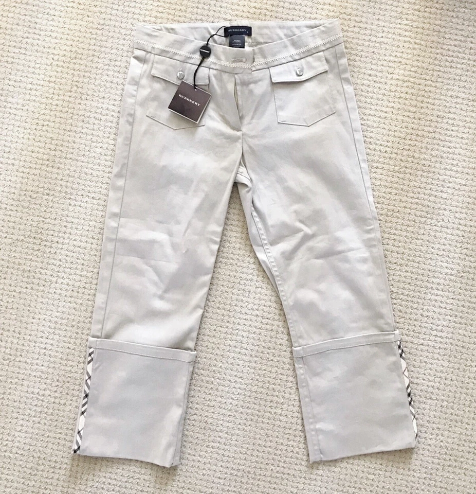 Pantalones pantalones vintage Burberry para niñas nuevos con etiquetas talla 10 Foto 1 de 4