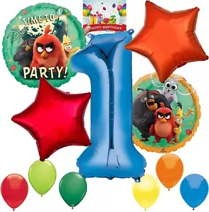 Angry Birds 2 Party Supplies Balloon Decoration Bundle for 1st Birthday - Picture 1 of 1