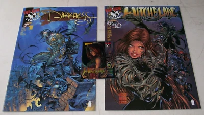 Witchblade #10 1st Darkness + Darkness #1 Image 1996 Marc Silvestri - Image 1 of 4
