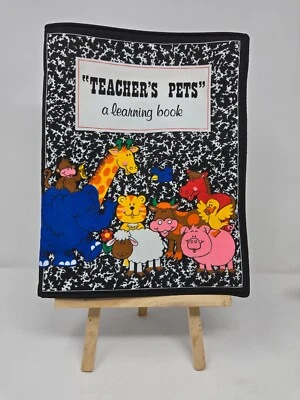 'Teacher's Pets' Quilted Handmade Learning Book - Image 1 of 4