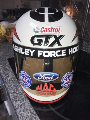 NHRA ASHLEY FORCE COFFEE MAKER HELMET COOL“RARE” NEW W/AUTOGRAPH MAKES 8 CUPS Cover