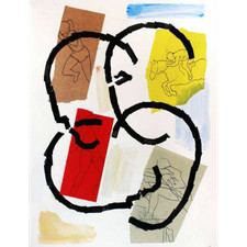 Los Juegos by Rafael Canogar [Poster for Olympic Games Beijing 2008]