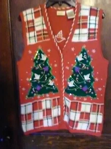 Vintage Bobbie Brooks Weihnachtsweste - Bild 1 von 4
