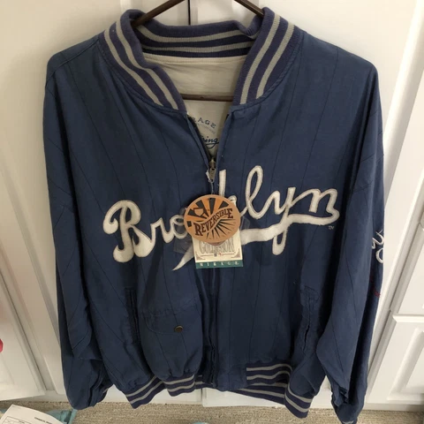 NEW Vintage Brooklyn Dodgers XL Replica 1955 World Series Jacket NWT, Rare Cover
