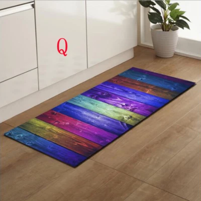 Rectangle Long Kitchen Floor Carpets Hall Rug Bathroom Runner Non-slip Door Mats - Image 1 of 4
