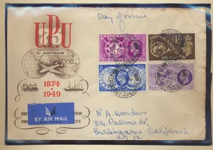 Great Britain Stamps Scott #276 To 279, Used, UPU First Day Of Issue - Picture 1 of 1