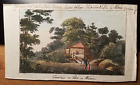 Erimitage Park Weimar - 1821 Lneburg - Selig / koloriert - Druck Stammbuchblatt