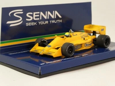 Minichamps Lotus Honda 99T #12 Senna winner Monaco 1987 DIRTY 1/43 540873392 - Immagine 1 di 4