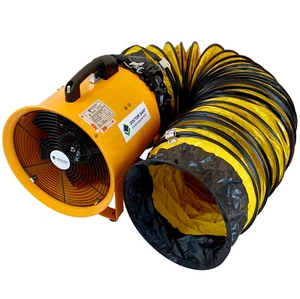 Axialgebläse Baugebläse Bautrockner Bauventilator Ventilator Lüfter mit Schlauch - Bild 1 von 12