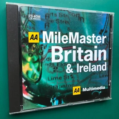 AA Mile Master BRITAIN & IRELAND Mapping Multimedia CD-ROM PC Geosystems Global - Image 1 of 4