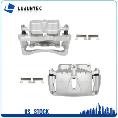 For 2006-20 CHEVROLET EXPRESS 3500 GVW Pair Front Disc Brake Calipers w/ Bracket - Image 1 of 4