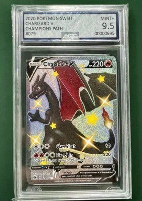 POKEMON Champions Path CHARIZARD V SHINY SCR 79/73 AGS 9.5 GEM MINT - Image 1 of 3