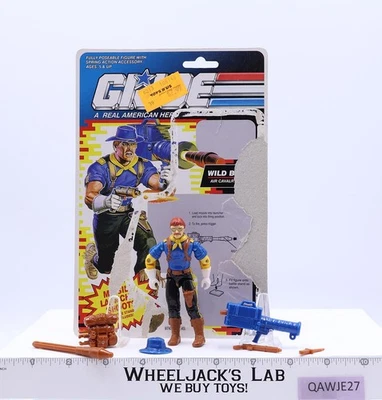Wild Bill V2 100 % completo con tarjetero 1992 G.I. Figura de colección Joe Hasbro Foto 1 de 4