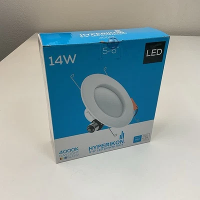 Hyperikon HyperSDL56-40 5-6” LED Downlight 14W 4000K Daylight Glow E26 Base - Image 1 of 3