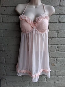 Ropa de dormir Amberielle talla L correa de espagueti, frente abierto romántico bohemio - Imagen 1 de 7