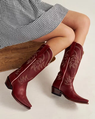Tecovas The Annie Scarlet Red Western Boot 20007SCR Women's Size 9B - Image 1 of 4