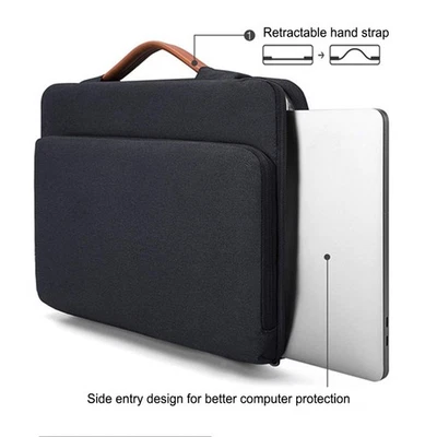 Bolsa protetora universal preta para laptop 13,3-14 polegadas à prova d'água - Imagem 1 de 4