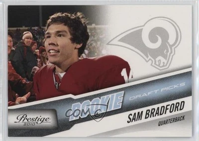 2010 Playoff Prestige Draft Picks Light Blue /999 Sam Bradford #287 Rookie RC - Image 1 of 2