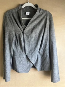 🔥 Cabi Gray Rebel 3556 Zip Jacket Gray Women's Size Medium M - Picture 1 of 8