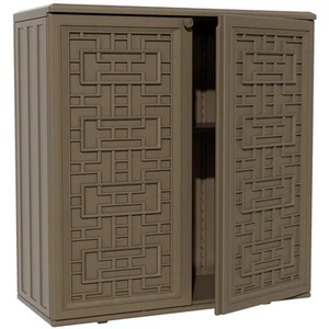 HDPE Outdoor Storage Shed, Outdoor Plastic Storage Cabinet, Horizontal Resin ... - Picture 1 of 6