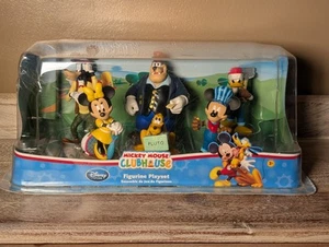 Disney Store MICKEY MOUSE CLUBHOUSE Figura Juego Toppers para Pasteles *Nuevo en Caja - Imagen 1 de 5