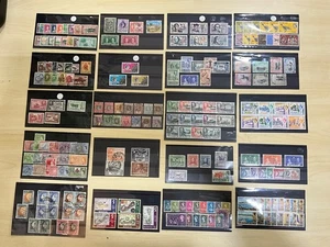 Colección de estampillas de la Commonwealth GB KEVII - QEII selección mixta como nueva/usada #S233 - Imagen 1 de 21