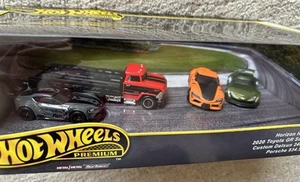 Hot Wheels 4 Set TOYOTA GR SUPRA Orange Green Gray Horizon Hauler NEW Custom Box - Picture 1 of 13