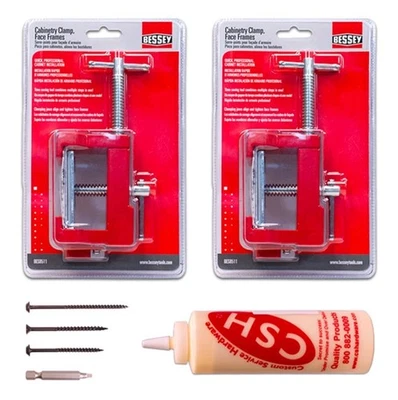 (2) Par de abrazaderas de marco facial Bessey BES8511 Foto 1 de 4