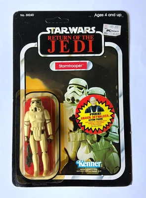 Figura De Colección Star Wars ROTJ 77B Trasera Stormtrooper Sin usar, en caja - Figura Original Cardada Foto 1 de 4