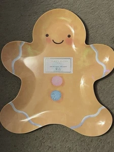 Cupcakes And Cashmere 16 inch Gingerbread BoyMelamine serving  Tray New - Picture 1 of 3