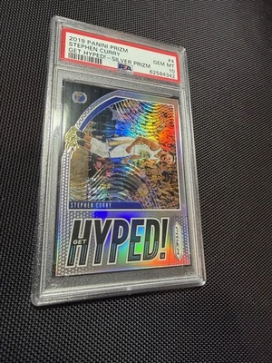 Stephen Curry 2019 Prizm **Inserto Prizm de plata publicitada** PSA10 ¡Gema como nueva! Foto 1 de 4