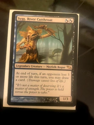 MTG Sygg, River Cutthroat NM ~Shadowmoor (Magic the Gathering) Must see - Image 1 of 2