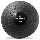 Slam Ball, 10-40 LB - Weighted Medicine Fitness Ball with Easy Grip Tread