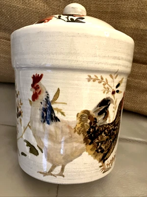 Williams Sonoma Italia Gallo Francais 2008 por Marc Lacaze bote pequeño 7 3/4" Foto 1 de 4