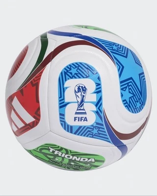  Adidas Pallone Football Calcio Bianco Trionda Training Mondiali 2026  - Imagen 1 de 4
