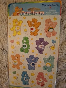 Vintage NEU versiegelt 2004 Care Bears Stickety-Doo-Da Aufkleber (2 Blätter) - Bild 1 von 6