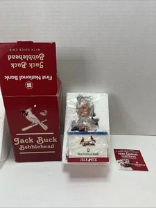 Bobblehead Jack Buck de los Cardenales de San Luis con chip de voz SGA NUEVO con caja - Imagen 1 de 4
